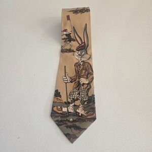 Cartoon Golf Theme Tie
